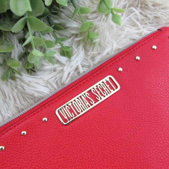 Victoria's Secret Faux Leather Studded Wristlet Bag - Picture 6 of 10